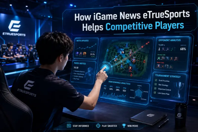 how igame news etruesports helps competitive players