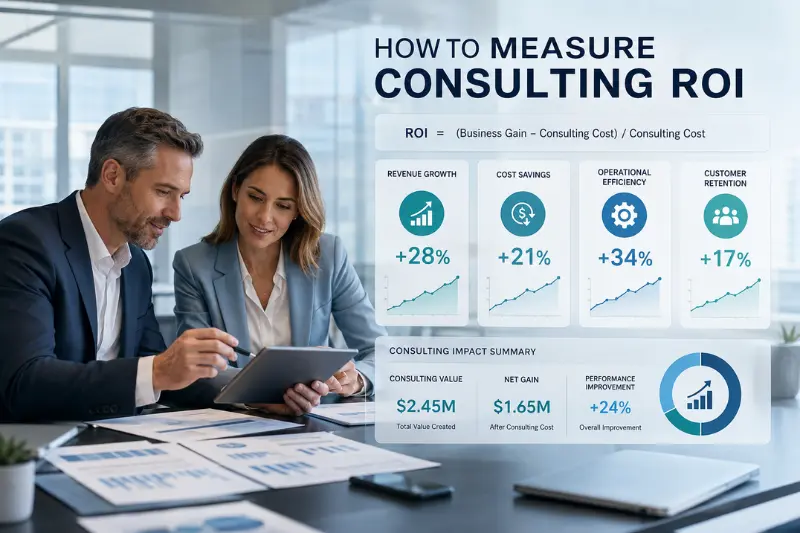 how to measure consulting roi